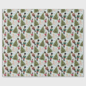 Nutcracker Ballet Weihnachtsbilder Wrapping Paper Geschenkpapier (Flach)