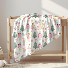 Nutcracker Ballet Weihnachtsgeschenk Baby Girl Fleecedecke