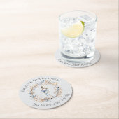 Nutcracker Ballet Weihnachtskranz Runder Pappuntersetzer (Vor Ort)