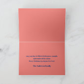 Nutcracker Ballet Weihnachtsthema Feiertagskarte (Innenseite)