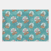 Nutcracker Ballet Weihnachtswackelpapier-Blätter Geschenkpapier Set (Vorderseite 3)