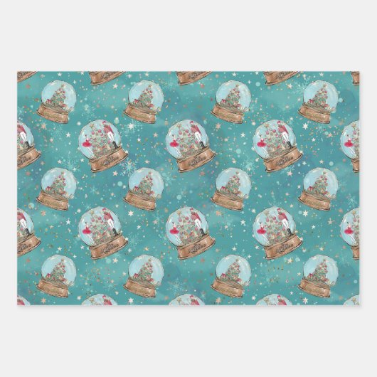 Nutcracker Ballet Weihnachtswackelpapier-Blätter Geschenkpapier Set (Vorderseite 3)