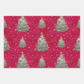 Nutcracker Ballet Weihnachtswackelpapier-Blätter Geschenkpapier Set (Vorderseite)