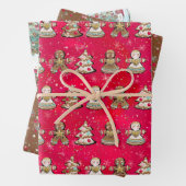 Nutcracker Ballet Weihnachtswackelpapier-Blätter Geschenkpapier Set (Beispiel)