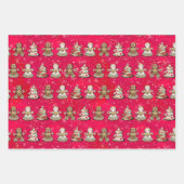 Nutcracker Ballet Weihnachtswackelpapier-Blätter Geschenkpapier Set (Vorderseite)