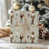 Nutcracker Ballet Weihnachtswackelpapier Geschenkpapier