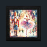 Nutcracker Ballet Weihnachtsweih Ballerina Erinnerungskiste<br><div class="desc">Nutcracker Ballet Watercolor Weihnachten Ballerina Festtage Geschenkboxen bietet ein traditionelles Weihnachtsballett mit Ballerina und Nutcracker. Ideal für Weihnachtsgeschenke,  Weihnachtsgeschenke und vieles mehr. Erstellt von Evco Studio www.zazzle.com/store/evcostudio</div>
