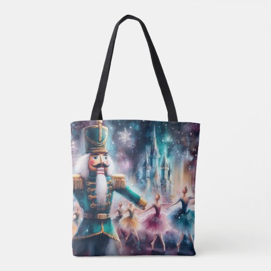 Nutcracker Ballet Weihnachtsweih Ballerina Tasche (Rückseite)