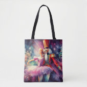 Nutcracker Ballet Weihnachtsweih Ballerina Tasche (Vorderseite)