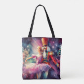 Nutcracker Ballet Weihnachtsweih Ballerina Tasche (Rückseite)