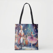 Nutcracker Ballet Weihnachtsweih Ballerina Tasche (Vorderseite)