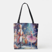 Nutcracker Ballet Weihnachtsweih Ballerina Tasche (Rückseite)