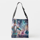 Nutcracker Ballet Weihnachtsweih Ballerina Tragetaschen Mit Langen Trägern (Rückseite)