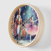Nutcracker Ballet Weihnachtsweih Ballerina Uhr (Winkel)
