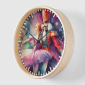 Nutcracker Ballet Weihnachtsweih Ballerina Uhr (Winkel)
