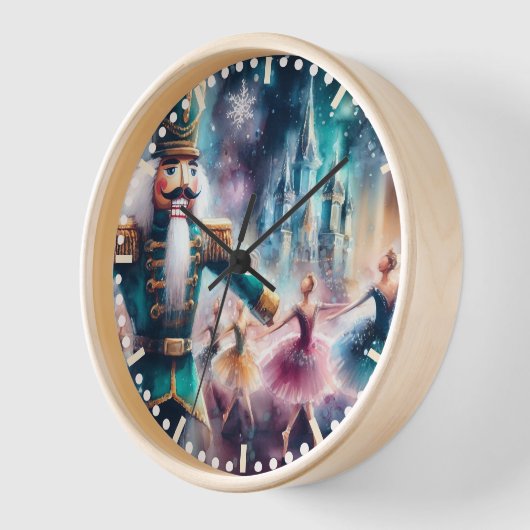 Nutcracker Ballet Weihnachtsweih Ballerina Uhr (Winkel)