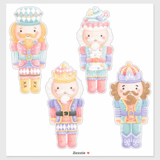 Nutcracker Ballet-Zeichen Aufkleber (Blatt)