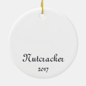 Nutcracker Ballett Clara Keepake Ornament (Hinten)