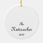 Nutcracker Ballett Clara Keepake Ornament (Hinten)