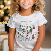 Nutcracker Ballett-Figuren niedlich Weihnachten T-Shirt