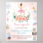 Nutcracker Ballett Geburtstag Zeitkapsel Zeichen Poster (Vorne)