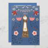 Nutcracker Ballett Großvater Uhr Foto Einladung (Vorne/Hinten)