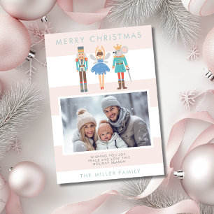 Nutcracker Ballett Minimal Modernes Foto Weihnacht Feiertagskarte