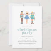 Nutcracker Ballett Minimal Modernes Weihnachtsfest Einladung (Vorderseite)