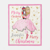 Nutcracker Ballett personalisieren Fleece Blanket/ (Vorderseite)