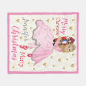 Nutcracker Ballett personalisieren Fleece Blanket/ (Vorderseite (Horizontal))
