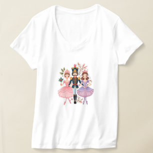 Nutcracker Ballett-Traum: Whimsisches Weihnachten T-Shirt