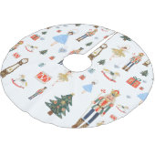 Nutcracker Ballettfarbe Polyester Weihnachtsbaumdecke (Schrägansicht)
