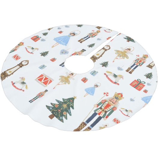Nutcracker Ballettfarbe Polyester Weihnachtsbaumdecke (Schrägansicht)
