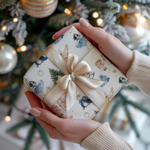 Nutcracker-Ballettfiguren Weihnachten Geschenkpapier