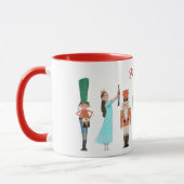 Nutcracker Ballettfiguren Weihnachten Tasse (Links)