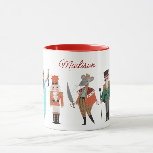 Nutcracker Ballettfiguren Weihnachten Tasse (Zentrum)