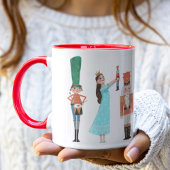 Nutcracker-Ballettfiguren Weihnachten Tasse