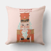 Nutcracker-Ballettzeichen Pink Kissen (Vorderseite)
