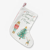 Nutcracker, Baum, Mouse King Christmas Strumpf Kleiner Weihnachtsstrumpf (Vorderansicht (hängend))