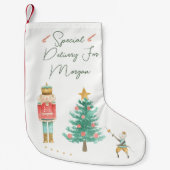 Nutcracker, Baum, Mouse King Christmas Strumpf Kleiner Weihnachtsstrumpf (Vorderseite)