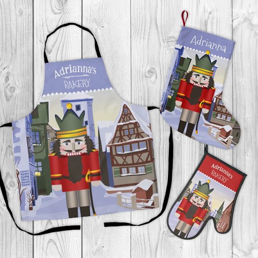 Nutcracker, bayerisch Personalisiert Blue Schürze