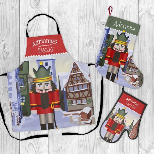 Nutcracker, bayerisch Personalisiert Red Schürze