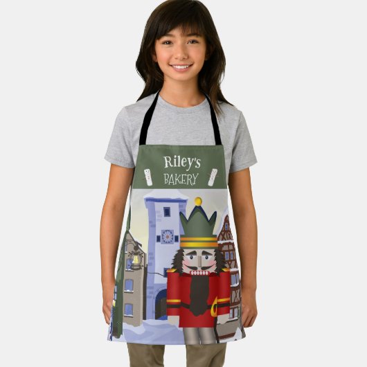 Nutcracker, bayerischer Personalisierter Grüner Schürze (Insitu)