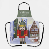 Nutcracker, bayerischer Personalisierter Grüner Schürze (Vorderseite)