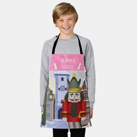 Nutcracker, bayerisches Personalisiertes Rosa Schürze (Getragen)