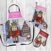 Nutcracker, bayerisches Personalisiertes Rosa Schürze