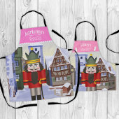 Nutcracker, bayerisches Personalisiertes Rosa Schürze