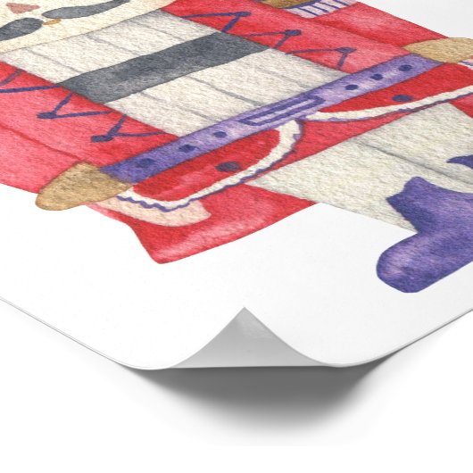 Nutcracker - Begrüßungsbaby-Dusche Poster (Ecke)