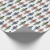 Nutcracker Bigfoot Geschenkpapier (Ecke)