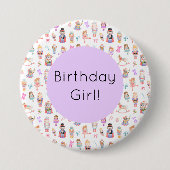 Nutcracker Birthday Button (Vorderseite)